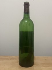 Empty 1982 Chateau Margaux Grand Cru Bordeaux Bottle