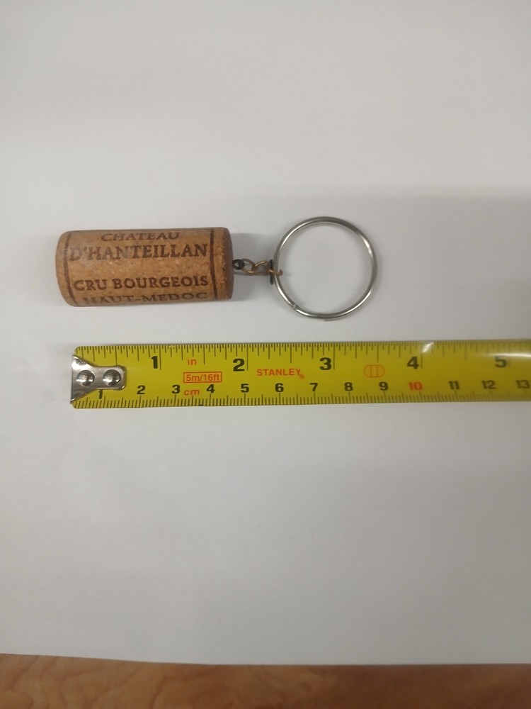 CHATEAU D&rsquo;HANTEILLAN CRU BOURGEOIS HAUT-MEDOC Bottle Cork Keychain 2014