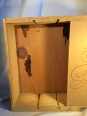 Vintage Cresta Blanca Winery Wine Crate / Beautiful 3 Bottle Handmade Case