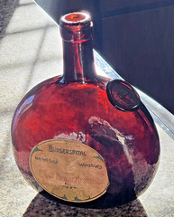 1904 Gewurztraminer Burgerspital zum heil. Geist Labeled 19th c Wine Bottle