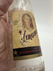 Garrett’s Virginia Dare Red Wine Bottle W/ Label