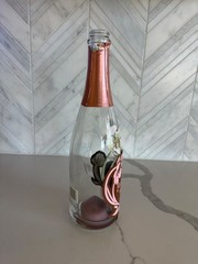 1 Empty Perrier Jouet Belle Epoque Rose Bottle 750 ML, Champagne
