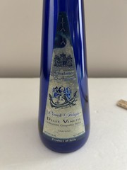 Rare Cobalt Blue Gaetano D&rsquo; Aguino Wine Bottle With Fairy Lights Cork