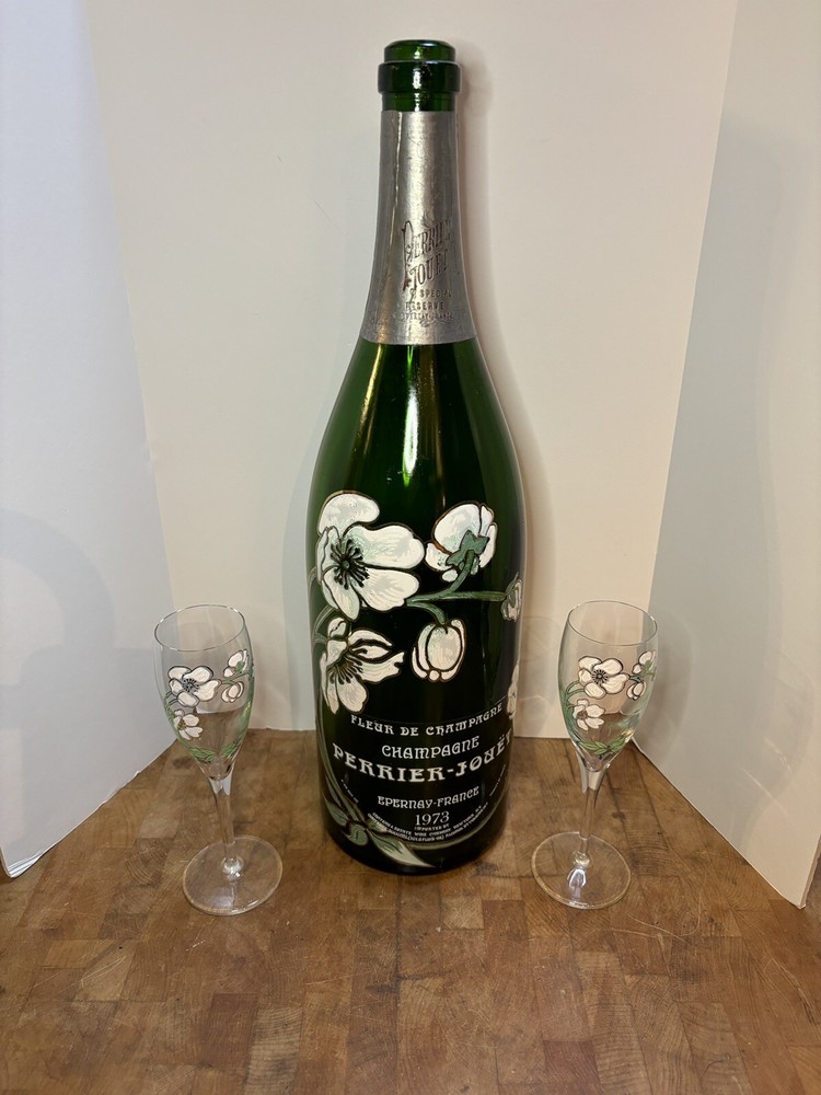 19” Vintage 1973 Perrier Jouet Special Reserve Champagne Bottle Empty
