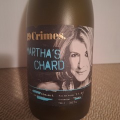 Empty 19 Crimes Martha&rsquo;s Chard 2021 Wine Bottle With Cork
