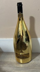 2 EMPTY Jeroboam Bottle Ace Of Spade 3lt , Color Gold Bottle 2 BOTTLE