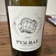 Pym-Rae Tesseron Estate Red Wine Bottle Empty 2018 Napa Valley 750ml