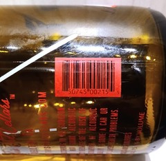 ELVIRA MACABRENET Empty WINE BOTTLE! Cabernet Sauvignon MISTRESS DARK Halloween