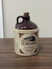 Vintage Wollersheim Red Wine Jug With Cork