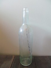 VTG Bronte Glass Wine Bottle 4/5 Quart