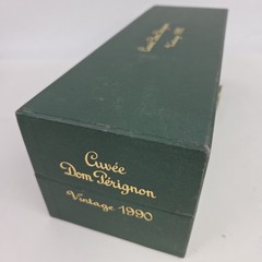 Dom Perignon Vintage 1990 Empty Champagne Bottle with Presentation Box