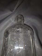 Vintage Garrett American wines half pint wine bottle 7 Inches