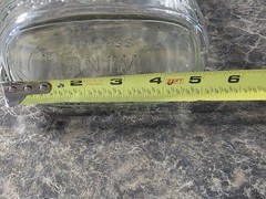 Vintage Glass Grapevine Embossed Wine Bottle Jar 1/2 Half Gallon Screw Lid GUC