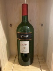 RARE Empty 3 Liter Bottle Of Trivento Malbec 2009