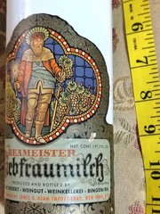 Beameister Liebfraumilch stoneware bottle Vintage