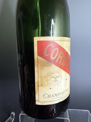 Vintage G.H. Mumm Reims CHAMPAGNE Large 22” EMPTY Bar Back Bottle Sign Display