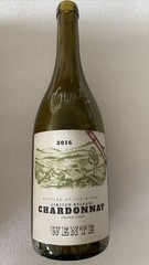 135th Anniversary Wente Vineyards Wine Wood Box, Signed Empty Bottle Collectible