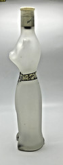Mosel Happy Cat 13&Prime; Clear Frosted Cat Riesling, Mosel, Germany Collectors Bottle