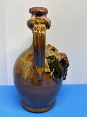 Vintage Jar For Wine Terracotta Popular Amphora Signed Period Xx Century