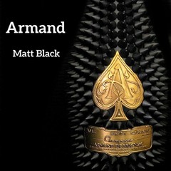 Armand de Brignac Studs Decoration Empty Bottle Matt Black