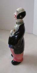 1950&rsquo;s Vintage Waiter Brandy Whiskey Decanter Ceramic