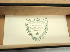 Vintage 1988 Cuvee Dom Perignon Champagne Empty Box & Original Booklet