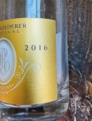 Cristal Champagne Bottle Empty 2016 Collectible France 750ml Gold Louis Roederer