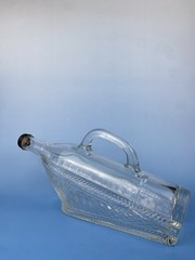 Vintage 1960&rsquo;s London (Ontario) Canada Winery Glass Bottle In Basket with Cap