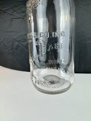 Vintage Garrett & Co Virginia Dare Wine Bottle 1 Quart Embossed Eagle New York