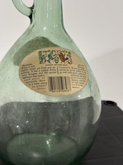 Vintage Almaden 4L Green Glass Wine Jug Bottle Demijohn Terrarium Carboy
