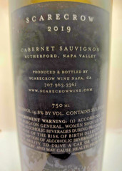 Scarecrow Cabernet Sauvignon 2019 Empty Bottle + Cork