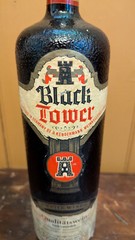 Vintage 1984 Black Tower German White Wine Empty Bottle 1.5 Liters Crock Style