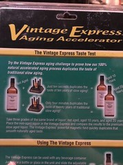 New Vintage Express Aging Accelerator For Whiskey & Wine NEW IN PACKAGE