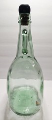 Vintage Almaden Vineyards Green Glass Wine Jug Embossed One Half Gallon 12&Prime;