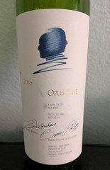 OPUS ONE 2015 Empty Bottle with Cork, unwashed.