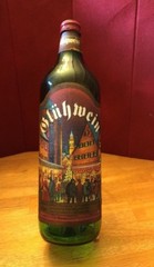 Gluhwein Germany ChristmasMulled Wine Empty 1L Bottle GreenGlass ScrewTop Labels