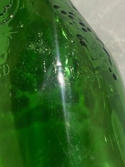VINTAGE EMERALD GREEN UNITED VINTER&rsquo;S Bottle ESTA ASTI 1881