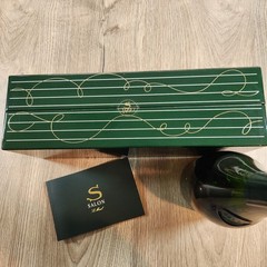 1997 Salon Le Mesnil EMPTY Bottle Box Booklet Champagne Blanc de Blancs Vintage
