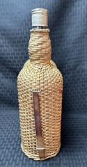 Vintage Double Wicker-Wrapped Wine Bottles Demijohn (Empty Bottles)