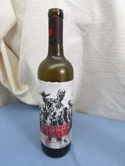 The Walking Dead – EMPTY Wine Bottle- 2016 Chardonnay set of 2