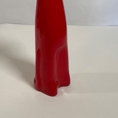 Fire RED Happy Cat Rheinhessen. Riesling Qualitätswein Wine Bottle EMPTY