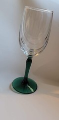 green wine glass