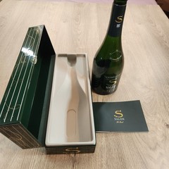 1997 Salon Le Mesnil EMPTY Bottle Box Booklet Champagne Blanc de Blancs Vintage
