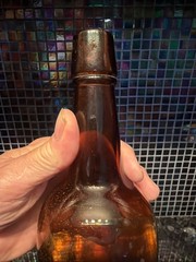 Vntg Widmers Wine Cellars Empty Altar Wine Bottle Naples NY Prohibition Era Old