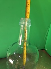 Vintage Green Glass Demijohn Aqua Gallon Bottle – 15&Prime;H X 6&Prime;Dia | Unique