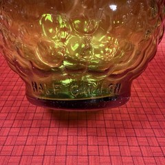 VTG GALLO Flavor Guard Glass Green Half Gallon Empty Decorative Bottle No Lid