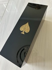 Armand de Brignac Ace of Spades Champagne Bottle & Wooden Display Case EMPTY