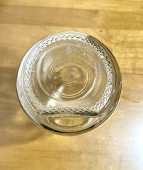 Paul Masson Clear Wine Decanter Norman Kosarin 1989 Etched Cherubs Grapes