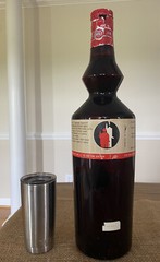 HUGE 22&Prime; VINTAGE 1960&rsquo;S ST RAPHAEL APERITIF FRENCH WINE BOTTLE PROMO DISPLAY