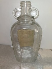 Vintage Barberton Ohio Frank Krancz Half Gallon Glass Wine Bottle